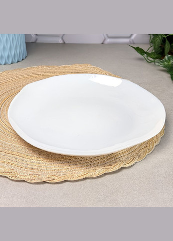 Білі персональні тарілки 4 шт 26 см GALEO WHITE Luminarc (327878166)