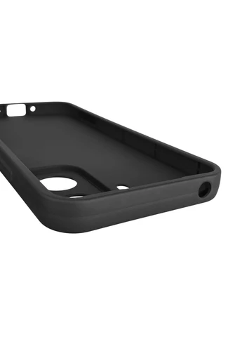 Чохол силіконовий оригінальний Soft Touch з 3D принтом злого кота для Redmi 13C чорний (Повний захист камери) Xiaomi (378972276)