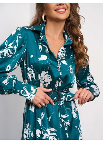 Зеленое повседневный платье issa pus a-652 зелёный ISSA PLUS