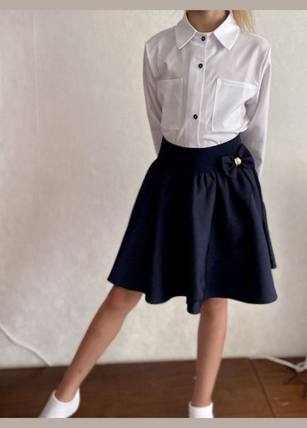 Белая блузка No Brand демисезонная