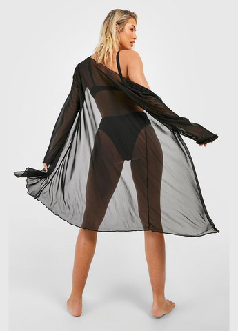 Черный летний купальник (лиф и трусики) раздельный Boohoo