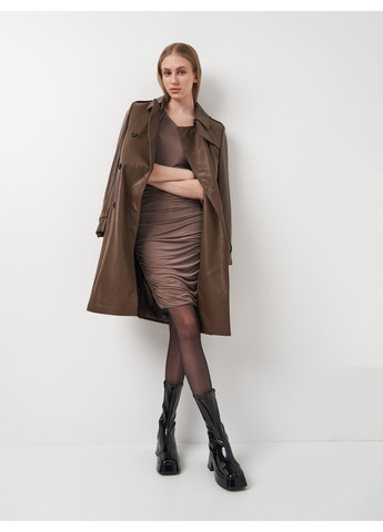 Темно-бежевое кэжуал платье Missguided однотонное