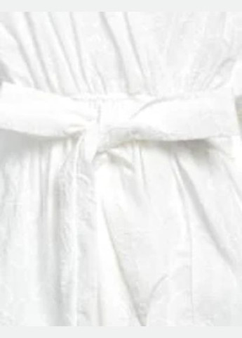 Молочное кэжуал платье на запах Manila Grace с цветочным принтом