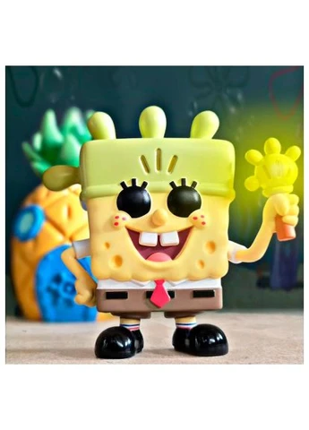 Фігурка Губка Боб з рукавичкою-ліхтариком (75734) Funko Pop Губка Боб з рукавичкою-ліхтариком (401754948)
