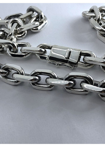 Масивная серебряная мужская цепь "Якорь" с замком коробка 200грамм DeLoS (351388140)