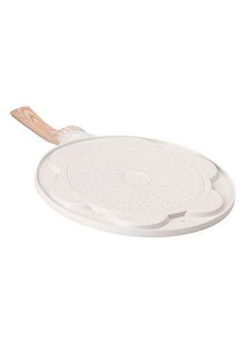 Сковорода з антипригарним покриттям 26 см для млинців, яєць та оладок 7-сегментна кругла бежева HP-39-582-W (A-032959) Yiwu (342759029)