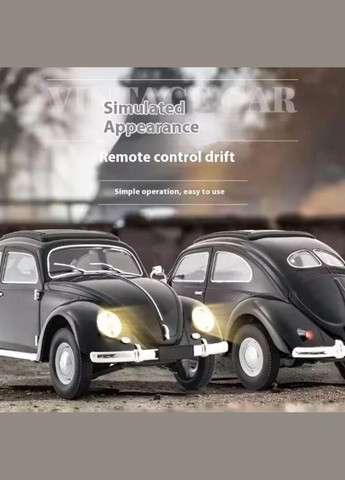 Машинка на радіоукеруванні D62 mini Beetle 1/16 RTR CDX Black WPL (328914703)