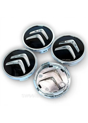 Ковпачки в диски 60/57 заглушка для дисків Сітроен (4 шт.) Citroen (387345309)