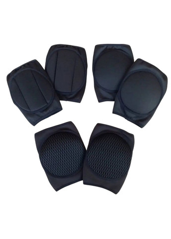 Наколенники для танцев со сменными вставками Черные PF (340424788)