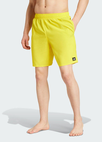 Мужские желтые спортивные плавки adidas