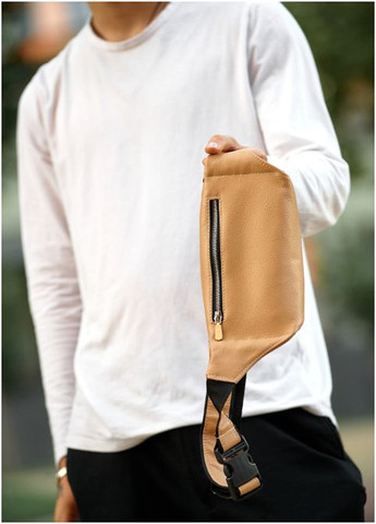 Сумка на пояс из натуральной кожи, бананка через плечо универсальная водонепроницаемая. Sambag (361669122)