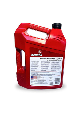Моторна олива GT-1 High Performance 10W40, 3,78 л Kendall (317295205)
