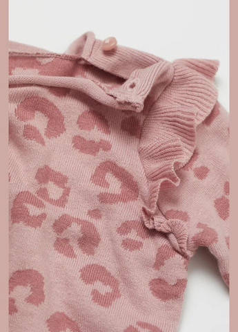 Розовый демисезонный джемпер тонкой вязки для девочки 0883582-004 джемпер H&M
