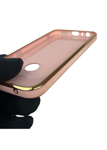 Чехол для Redmi Note 8 с защитой камеры с золотой окантовкой на редми нот 8 пудровый gs1 Xiaomi (366233526)
