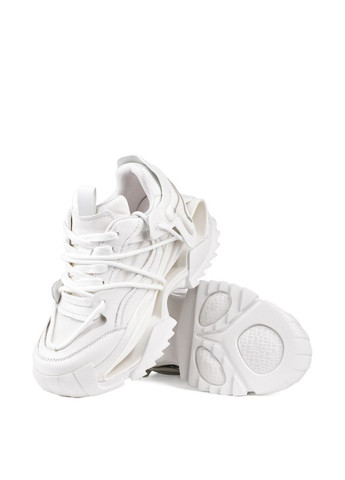 Белые всесезонные женские кроссовки 2331a-3 белая кожа. MIRATON
