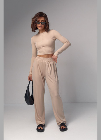 Жіночий базовий костюм з еластичної тканини Liton (296909042)