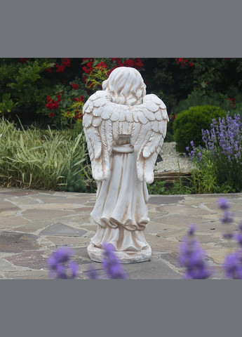 Садова фігура Ангел, що молиться стоячи 72x24x25 см (ССП12091 Крем) Гранд Презент (284419190)