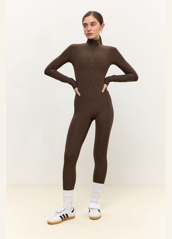 Комбинезон утепленный L Шоколадный 783-1 Papaya тёмно-коричневый
