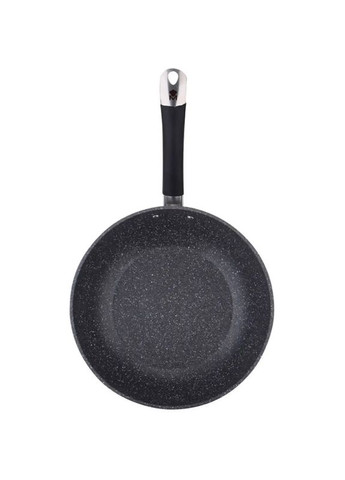 Сковорода Вок с крышкой Home edition 28 см Grey (BGMP-3289-BK) Masterpro (323047781)