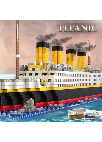 Конструктор Titanic M2027 1878+ деталей Великий корабель з ABS пластику Подарунок дітям і колекціонерам No Brand (364316093)