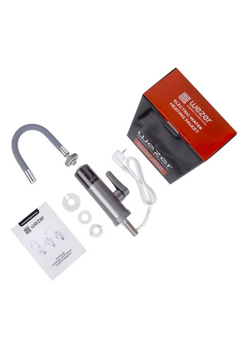 Проточник SDR-G19TC--Grey гибк. вил. ступенчатое рег. темп.(3,3 кВт + датчик темп.) {10/1} Wezer (371881558)