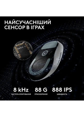 Мышь (910-006638) Logitech G Pro X Superlight 2 Lightspeed Wireless White (399996161)