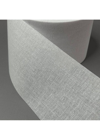 Тесьма клеевая для штор под люверсы, 10 см - белый Plus-plus (354796689)