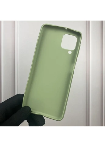 Чохол для Galaxy A22 4G SM-A225F однотонний матовий силіконовий на самсунг а22 4г зелений Samsung (366387404)