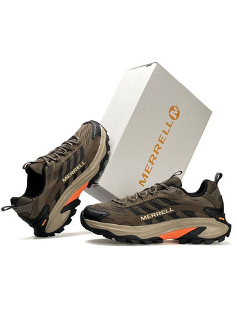 Коричневі Осінні кросівки чоловічі No Brand Moab Speed 2 Brown Beige