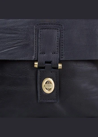 Чоловіча шкіряна сумка 5823-11 чорна No Brand (370848219)