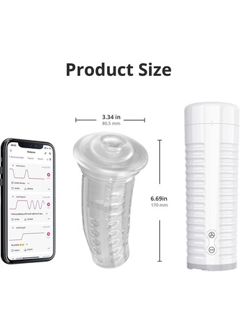 Рукав для мастурбатора Max 2, нейтральный вход Lovense (369953272)