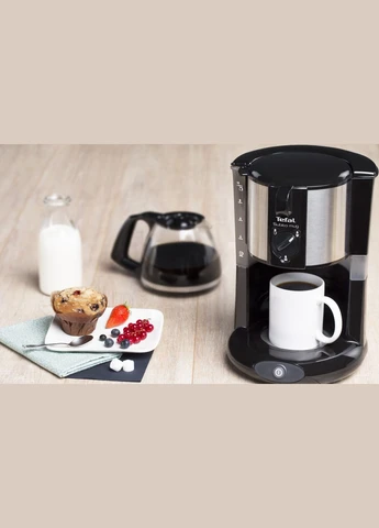 Кофеварка CM290838 SUBITO MUG, мощность 1000 Вт, резервуар 1.25 л Tefal (371634660)