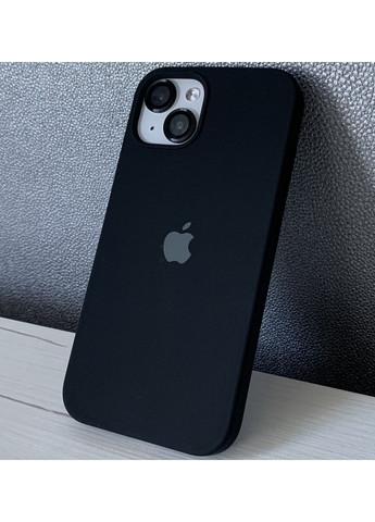 Чехол на айфон 13 Silicone case на 13 Soft toch с микрофиброй силиконовый / Black No Brand (369137278)