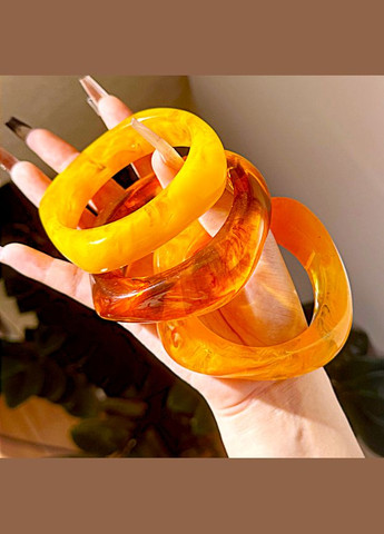 Браслеты комплект 3 единицы Широкие акриловые No Brand (339679807)