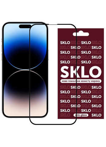 Защитное стекло 3D (full glue) для Apple iPhone 15 Plus (6.7") SKLO (291881593)