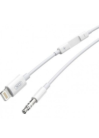Кабель Lightning - Aux 3.5 мм 1 м White (-NB-R192A) XO (323130337)