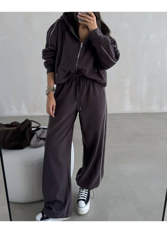 Теплый костюм с флисом и брюками на затяжках | Замеры в описании GD/GL Модний простір (364965330)