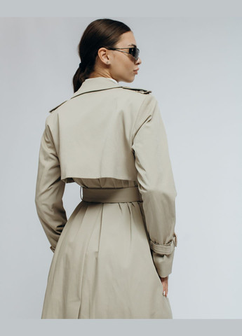 Бежеве демісезонне Жіночий тренч Icon