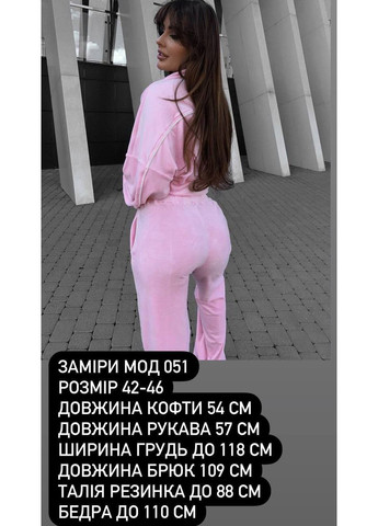 Жіночий велюровий костюм з розрізами на штанах Україна (360898713)