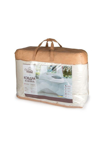 Одеяло Вилюта шерстяное в ранфорсе Premium Light 200*220 евро (200) Viluta (288044600)