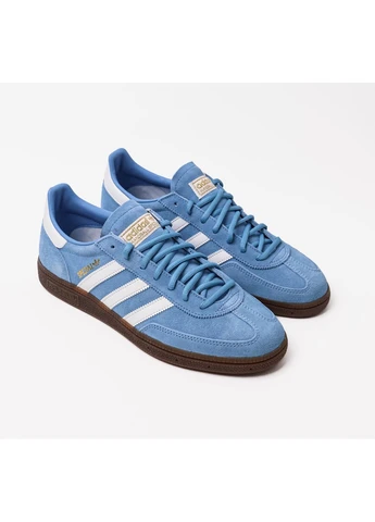 Голубые демисезонные кроссовки handball spezial blue bd7632 adidas