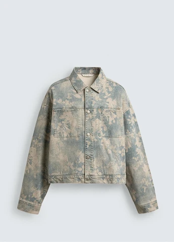 Комбинированная летняя куртка Zara