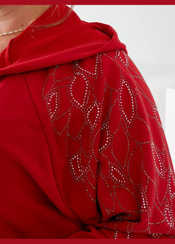 Жіночий прогулянковий костюм колір червоний р.52/54 453859 New Trend (289468996)