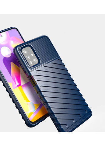 Чехол Thunder для Samsung Galaxy M31s M317F Navy Blue Lenuo (361902975)