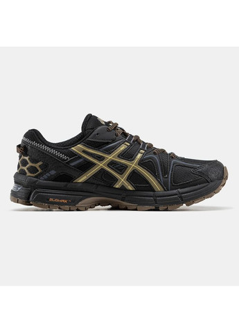 Чорні Осінні кросівки чоловічі asics gel-kahana 8 black brown асікс гель кахано No Brand