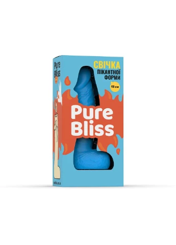 Свічка у вигляді члена BIG Blue 18 см - CherryLove Pure Bliss (339867289)