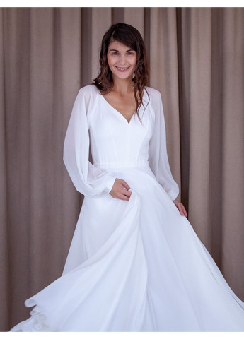 Білий вечірня плаття дзвін, а-силует Lolita однотонна