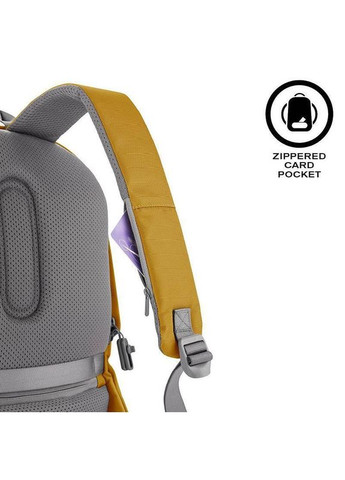 Городской рюкзак Анти-вор Bobby Soft Yellow 13-16 л (P705.798) XD Design (322200535)