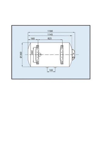 Водонагрівач LH Slim Dry 80 l горизонтальний сухий тен (80L Slim D H) LEOV (299841566)