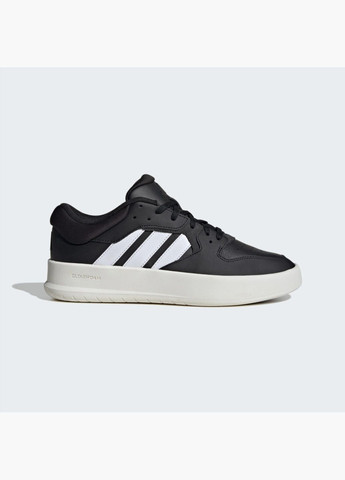 Черные всесезонные кроссовки унисекс court 24 black id1253 adidas